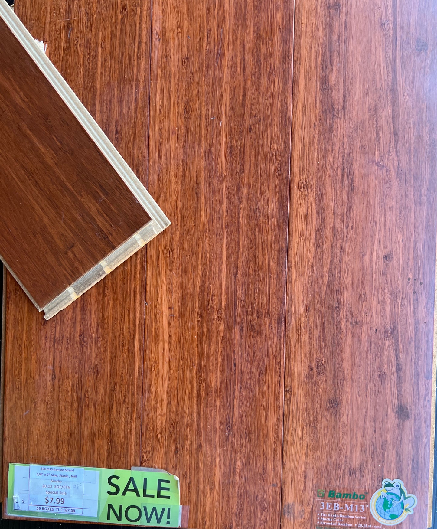 Engineering Wood # 3EB-M13 EASYLOCK EXOTIC BAMBOO MOCHA