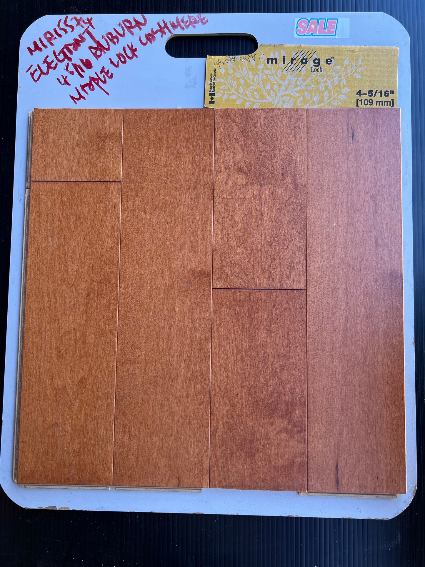 Tri-West Engineer Wood MIR15574 Elegant Auburn Maple