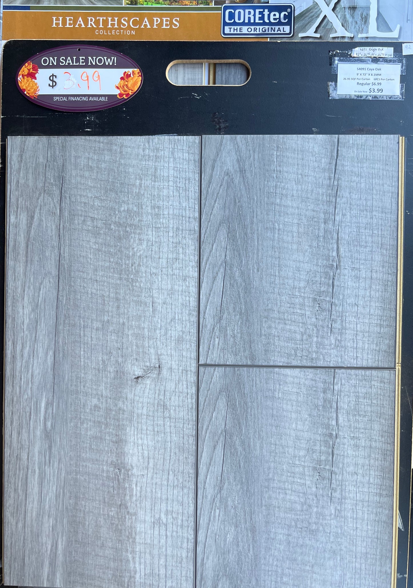 Coretec LVT # S4091 Caya Oak