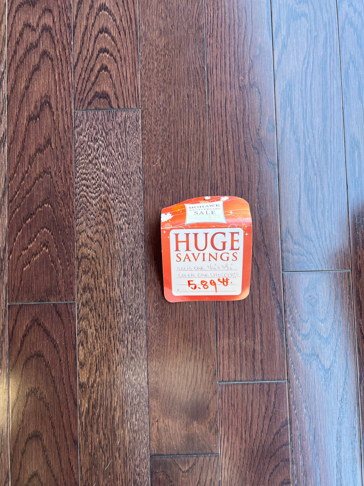 Mohawk Solid Hard Wood #32409-11 Oak Chocolate