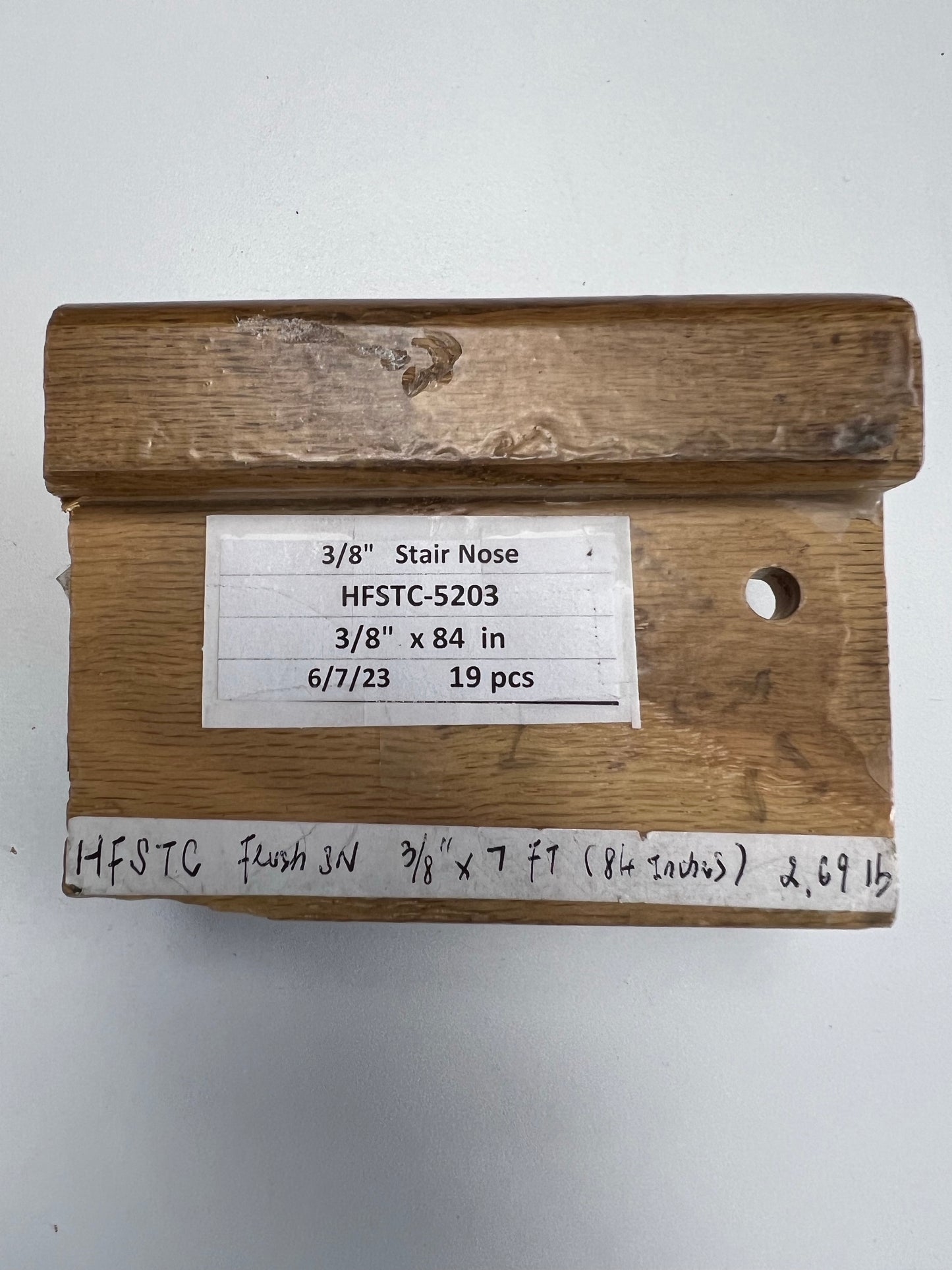 Mohawk Stair Nose_Solid Wood HFSTC-5203 Oak Suede