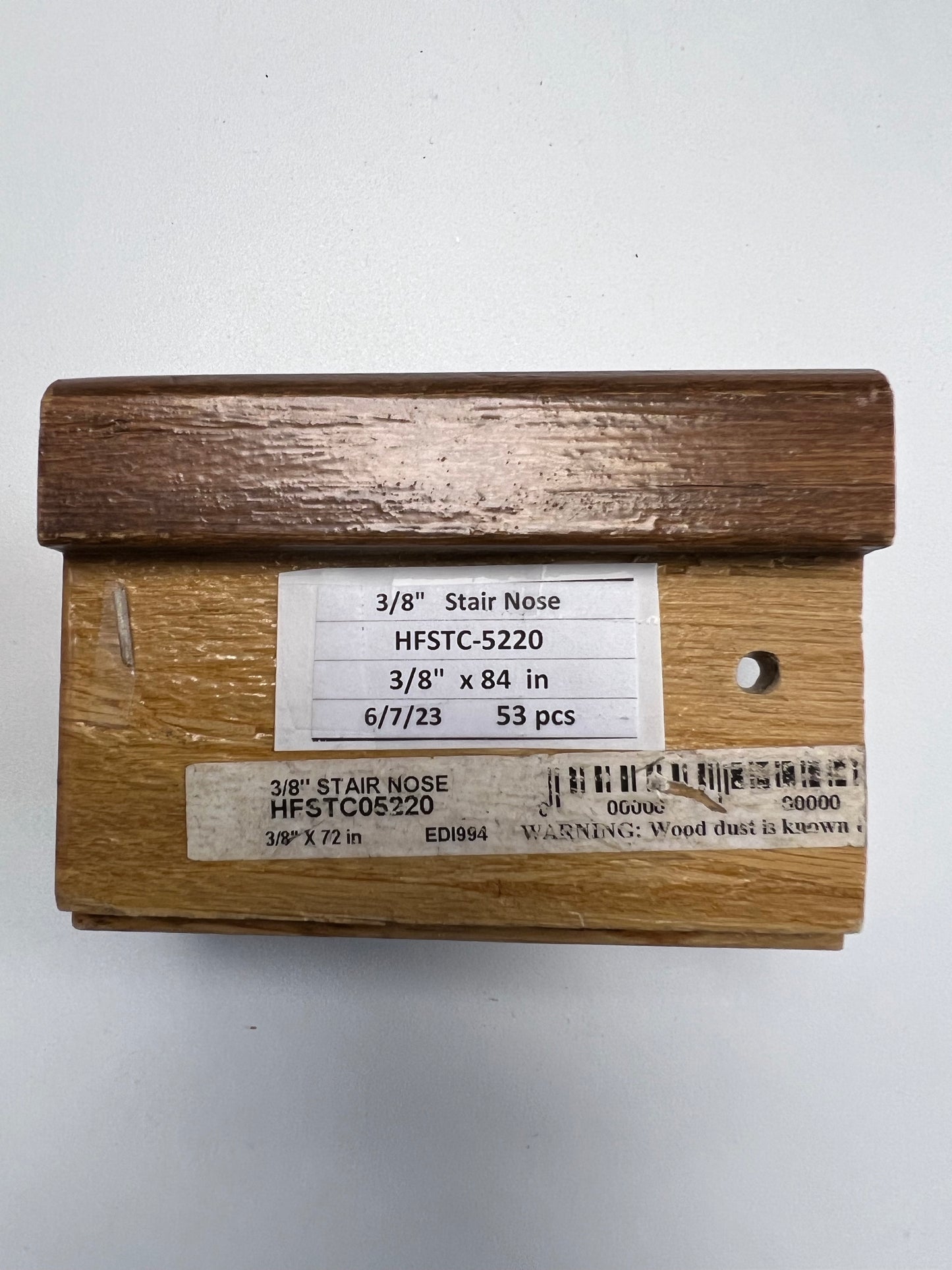 Mohawk Stair Nose_Solid Wood HFSTC-5220 Bamboo Chestnut