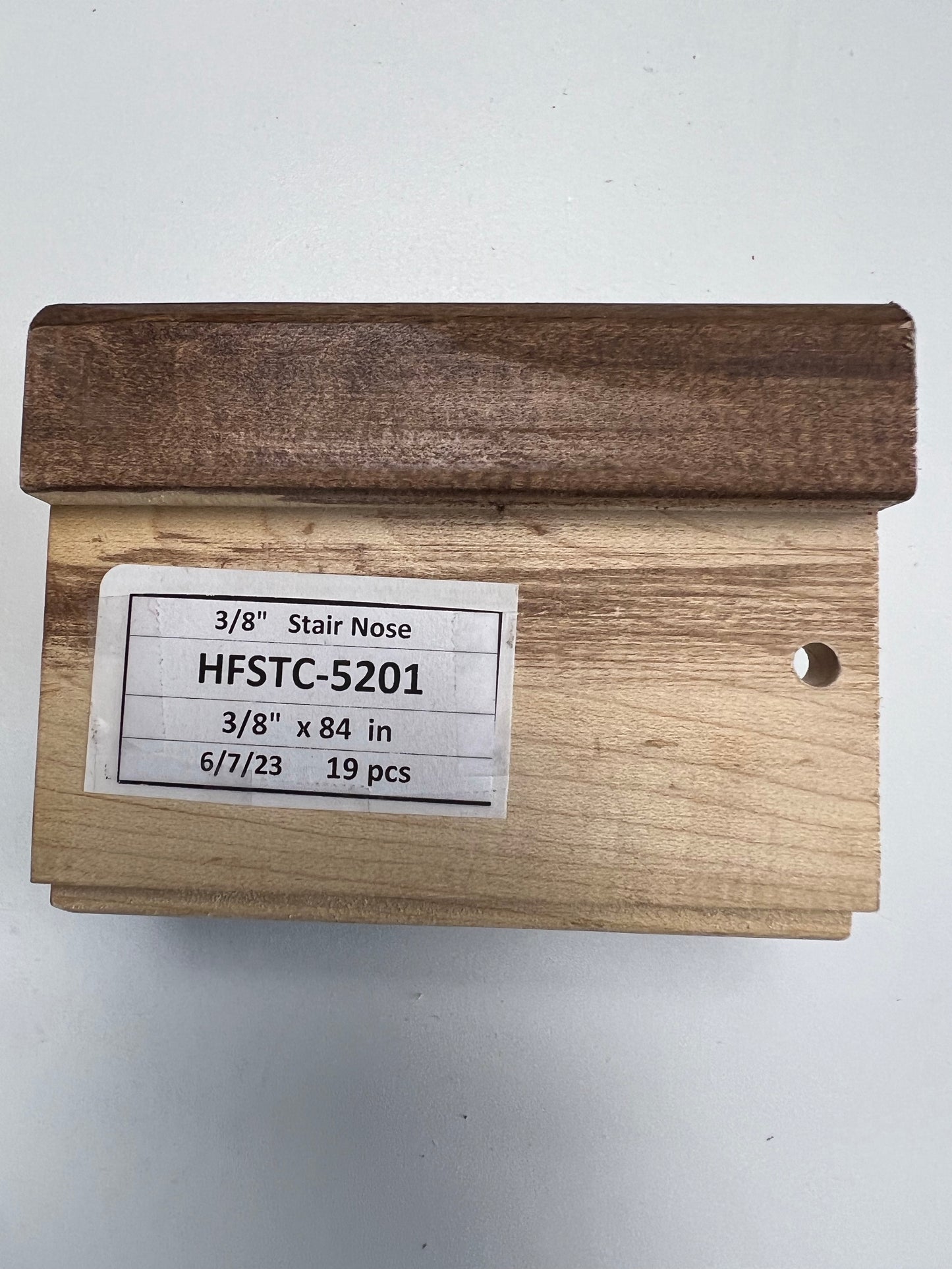 Mohawk Stair Nose_Solid Wood HFSTC-5201 Molasses Maple
