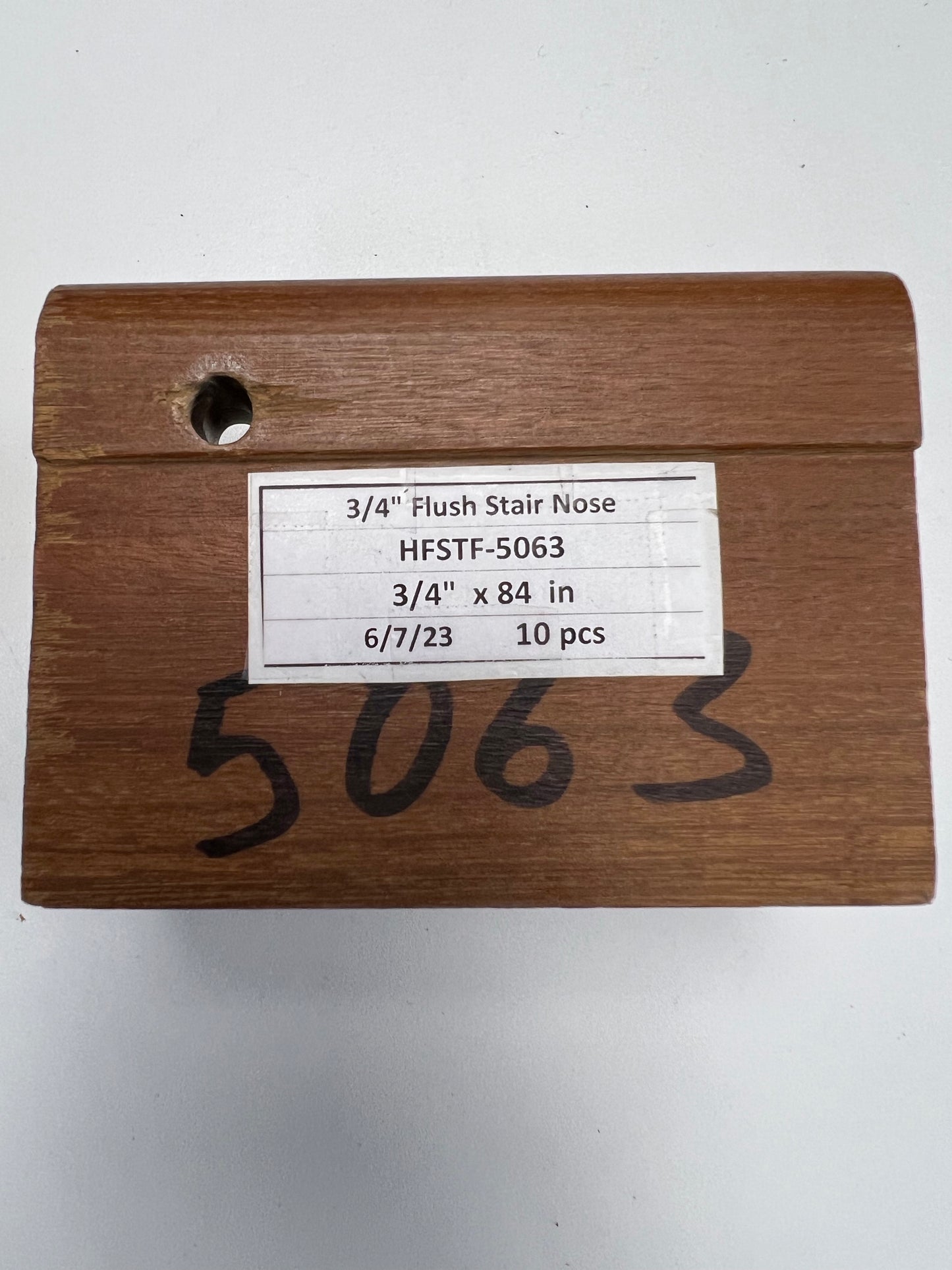 Stair Nose_Solid Wood HFSTF-5063 Imbuia Natural