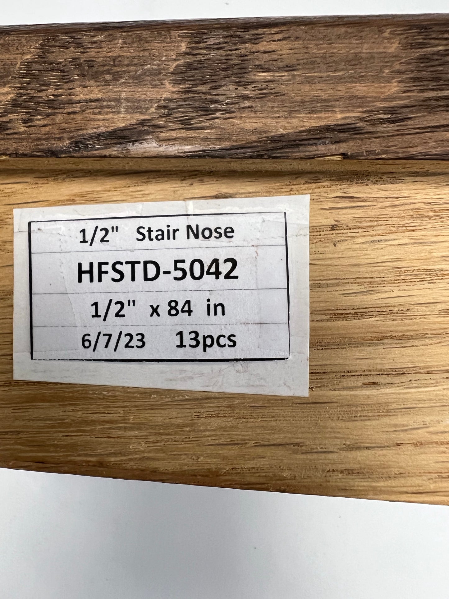 Mohawk Stair Nose_Solid Wood HFSTD-5042 Oak Coffee Bean