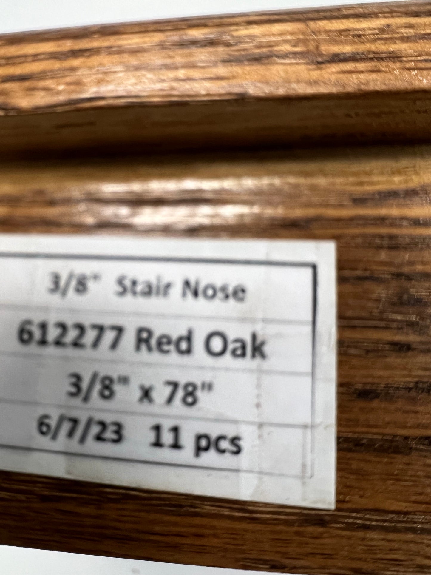 Stair Nose_Solid Wood 612277 Red Oak Ember