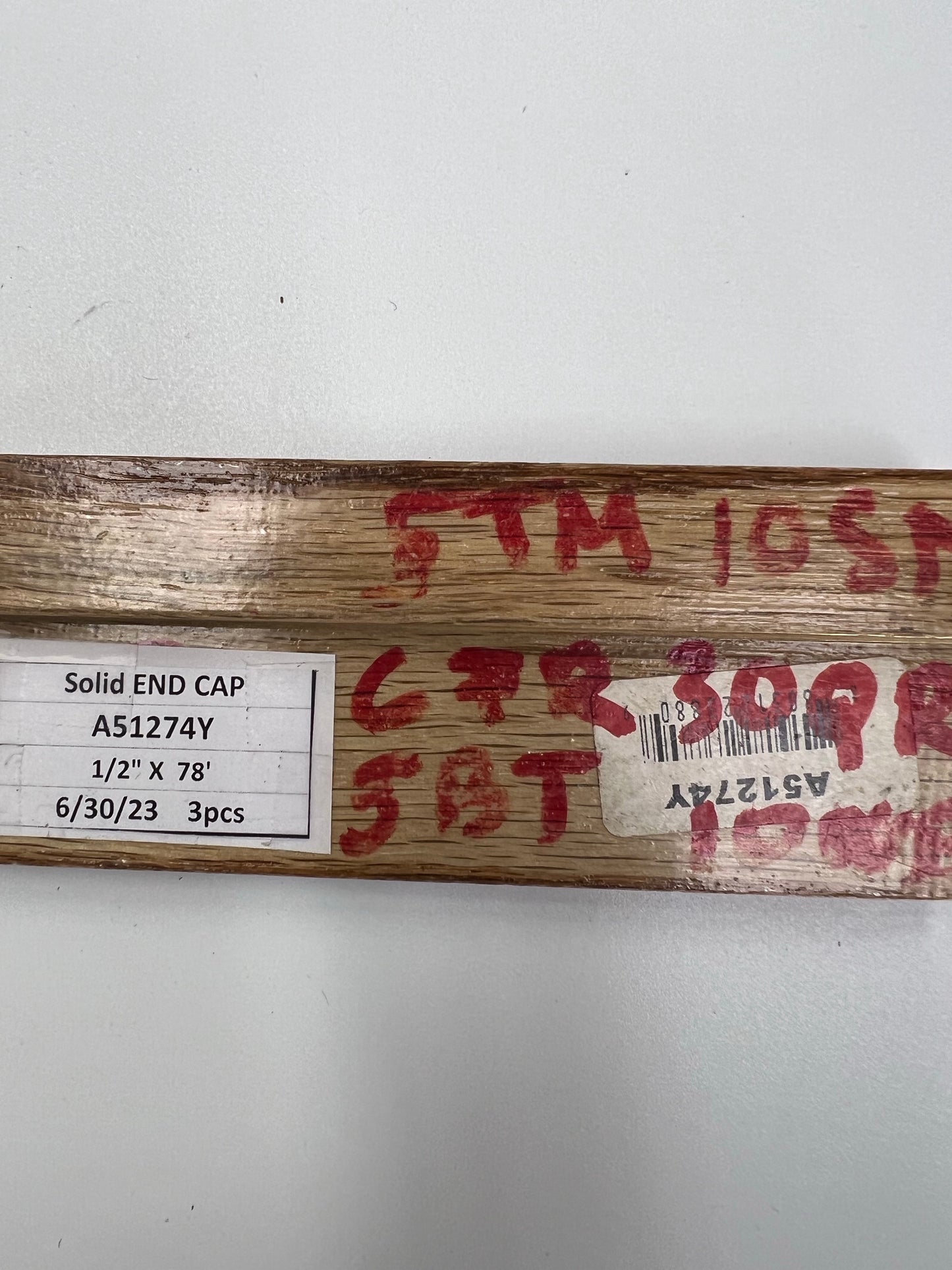 Threshold End Cap _ Solid Wood A51274Y