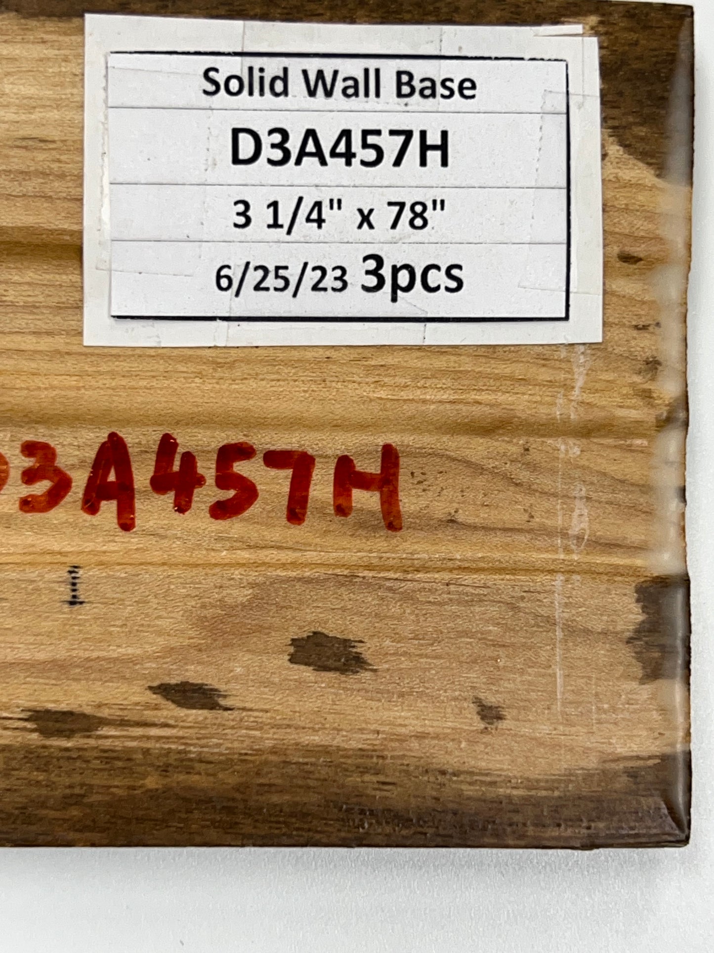 Wall Base _ Solid Wood D3A457H