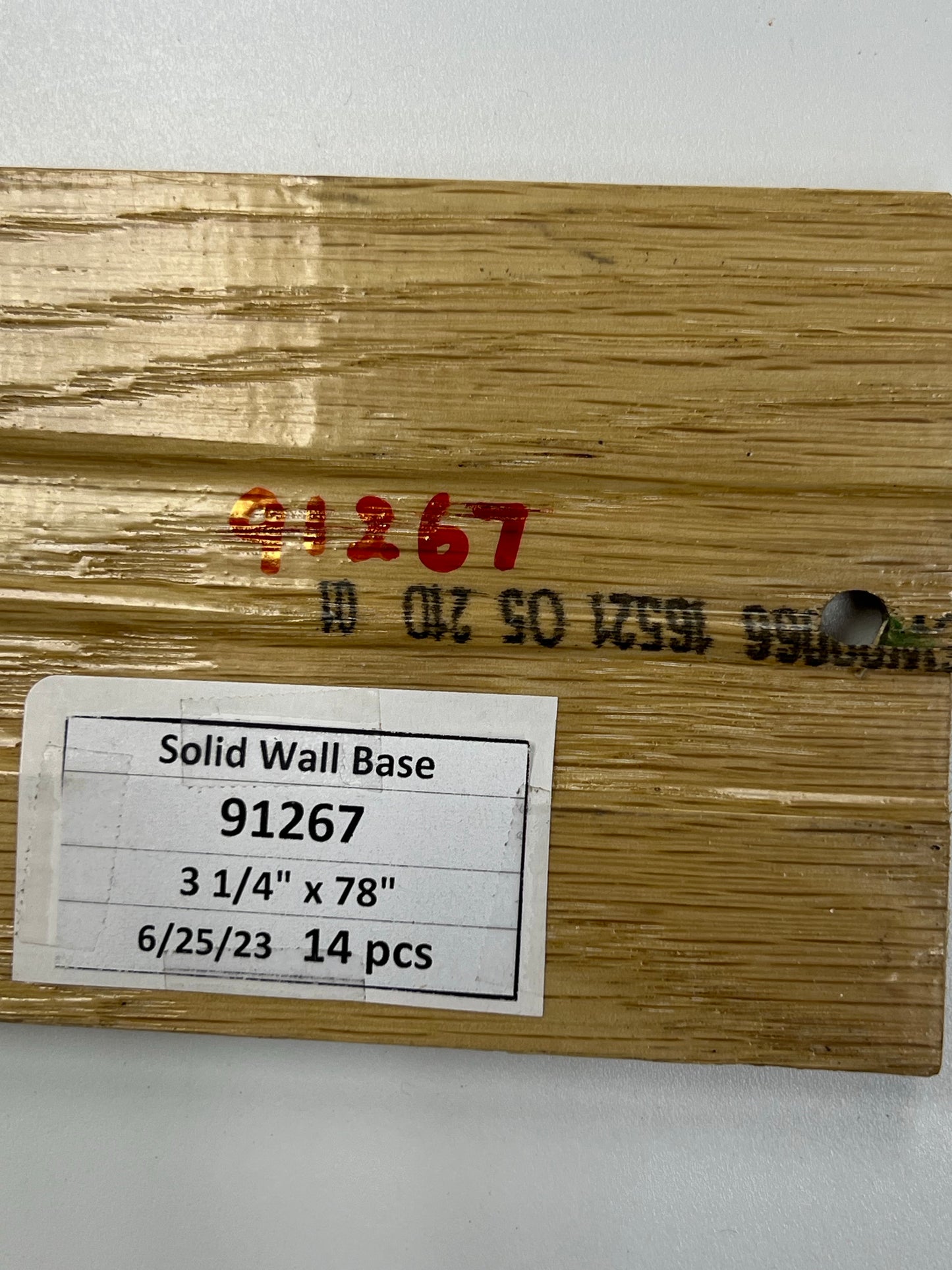 Wall Base _ Solid Wood 91267 1/2"