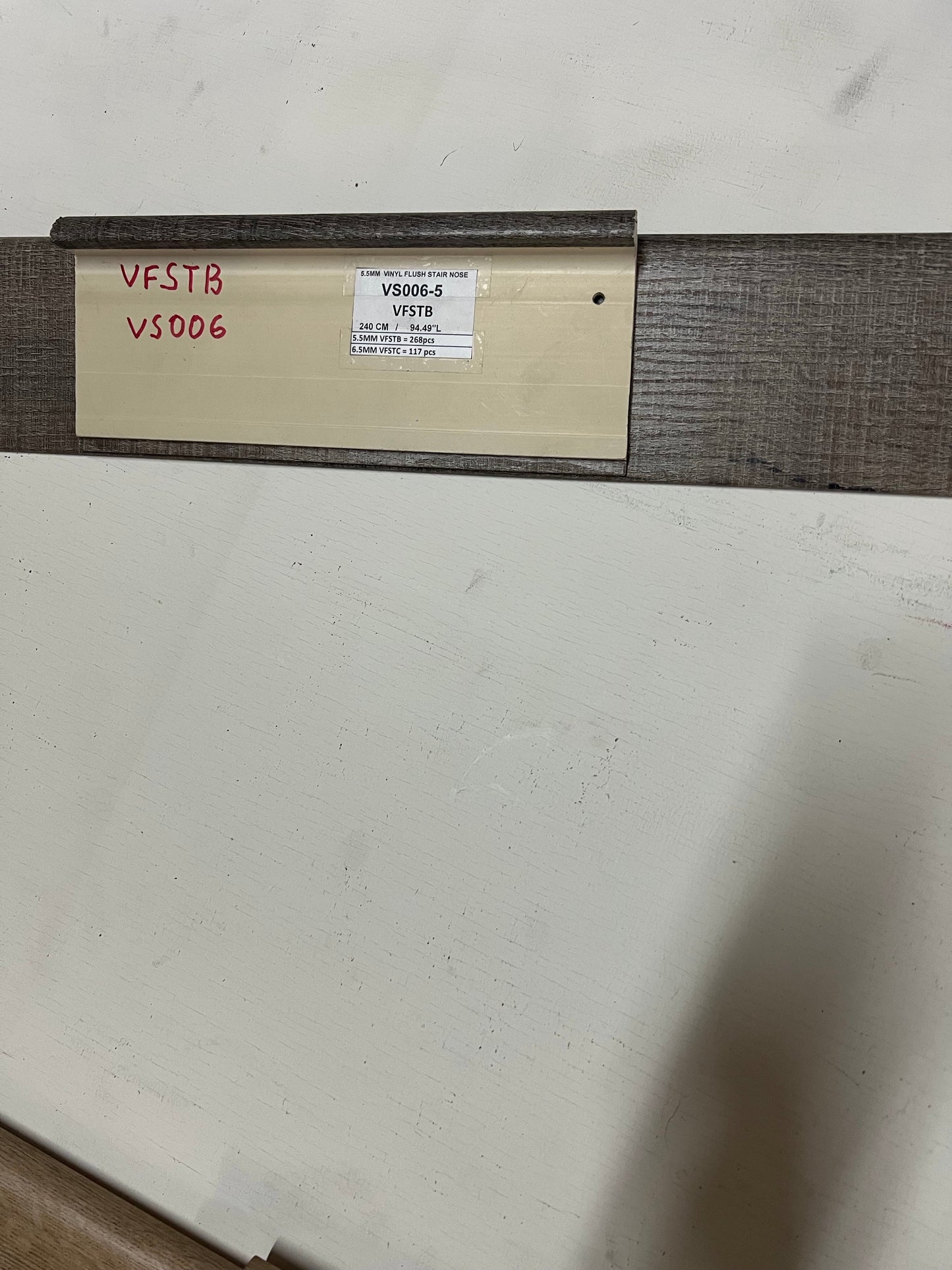 Mohawk VS006-5 Flush Stair Nose For Waterproof Flooring