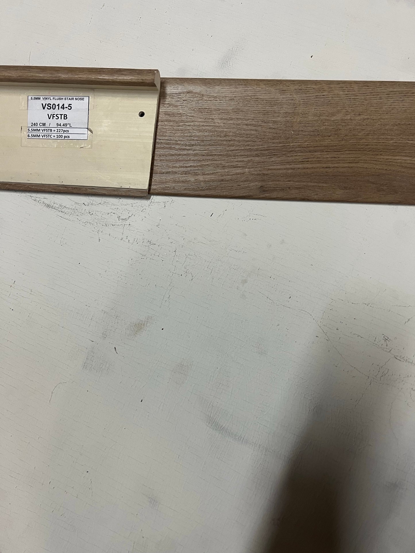 Mohawk VS014-5 Flush Stair Nose For Waterproof Flooring