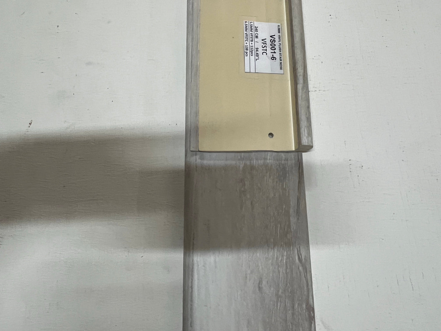 Mohawk VS001-6 Flush Stair Nose For Waterproof Flooring