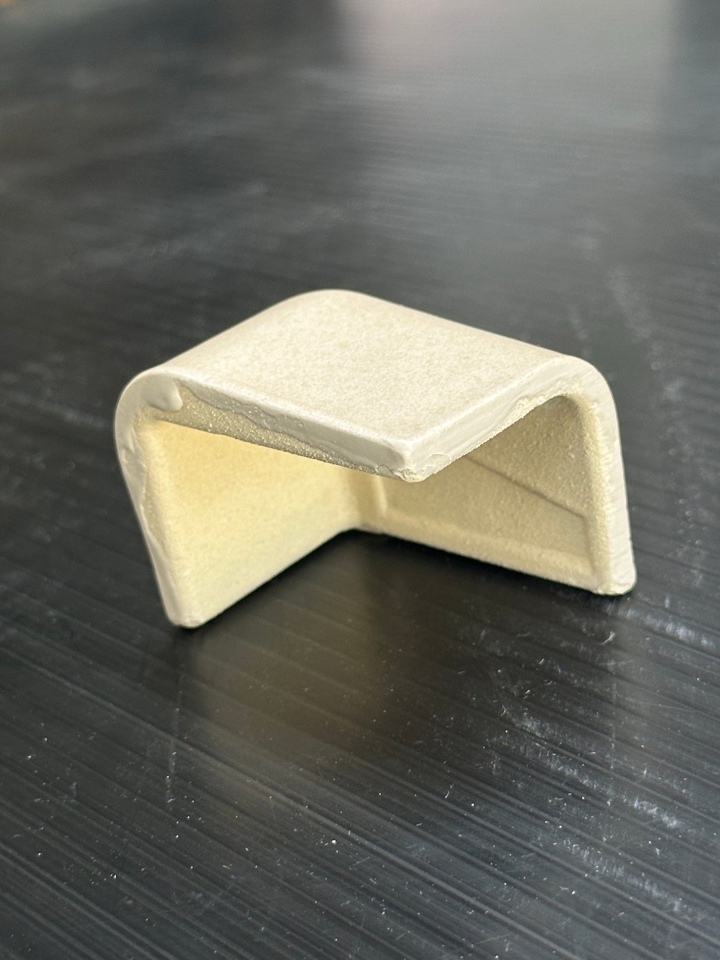 Mohawk TILE: T641-CS92 2X2 CHR RAIL CORNER CITISCAPE MIDTOWN TAUPE