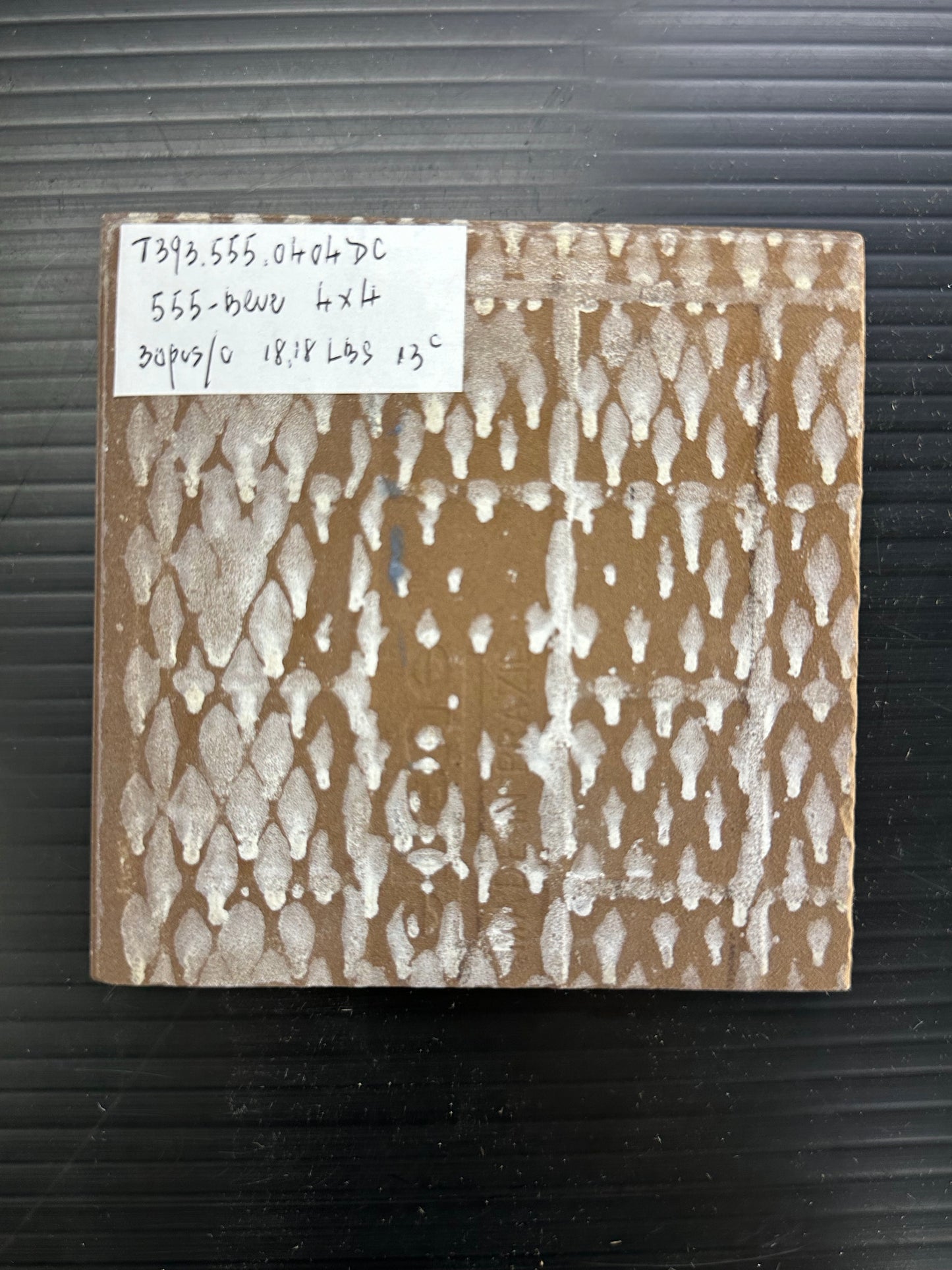 Mohawk DECO TILE: T393-555 DECO 4" X 4" BLUE VILLARUS