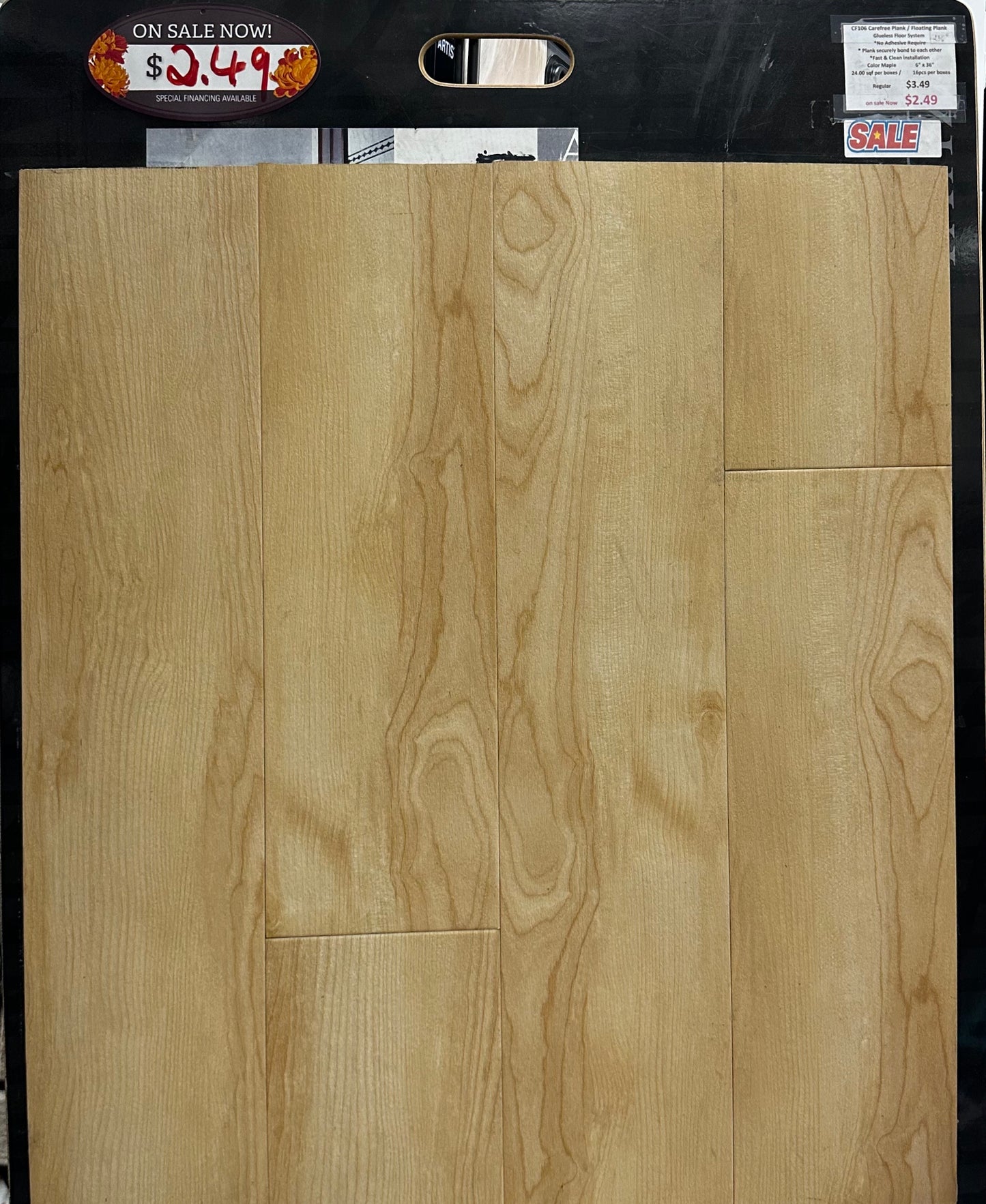 Mohawk VT C8007-CF106 CAREFREE PLANK NATURAL 6X36