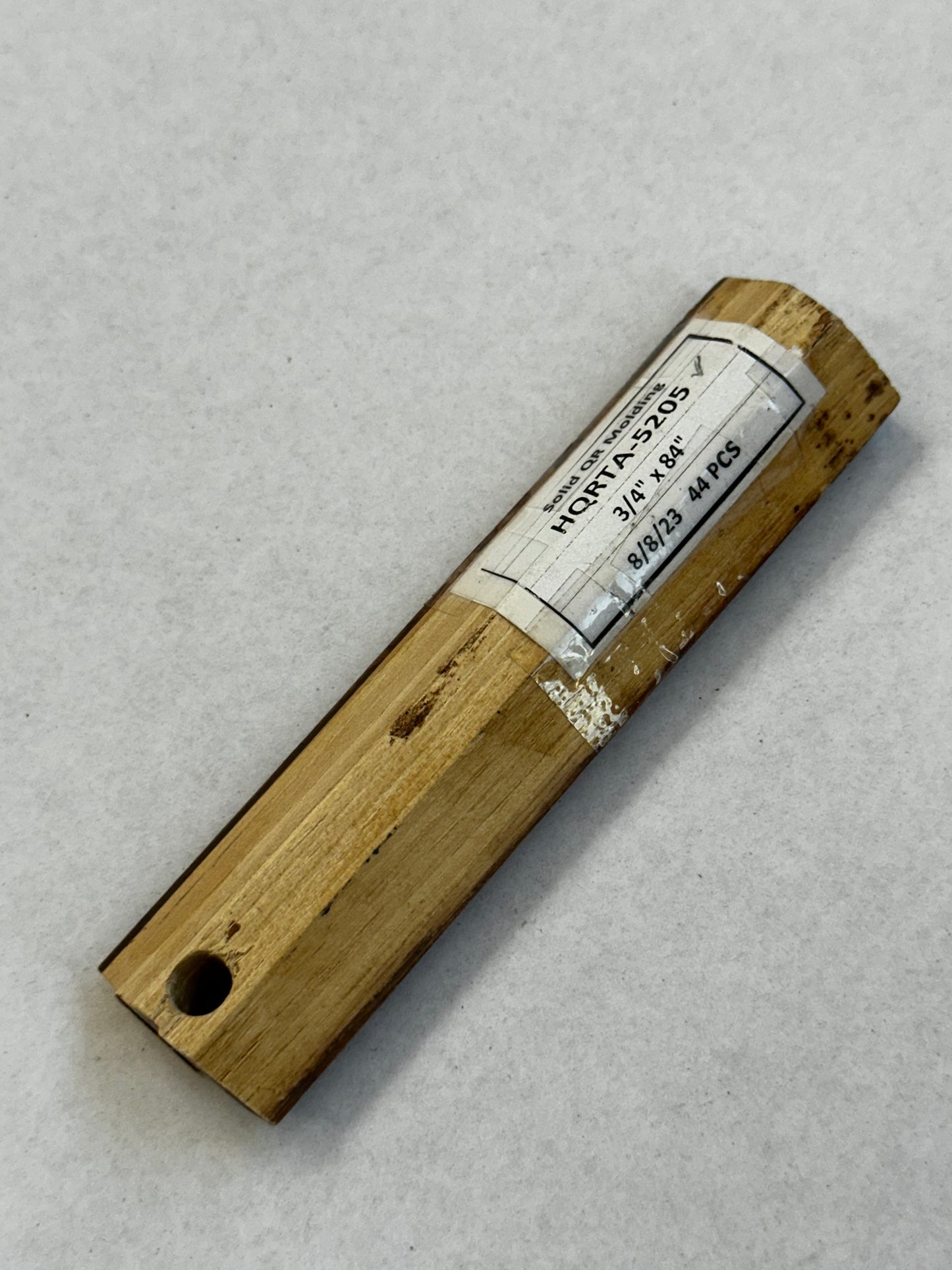 Mohawk Quarter Round _ Solid Wood HQRTA-5205 Poplar Buckeye