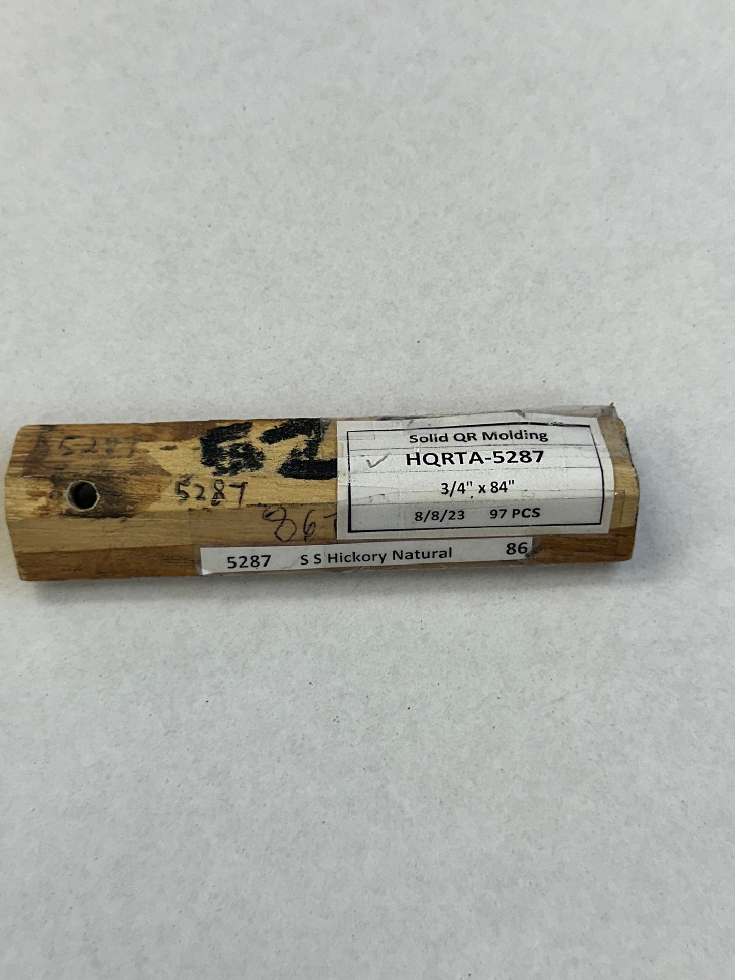 Mohawk Quarter Round _ Solid Wood HQRTA-5287 Hickory Natural