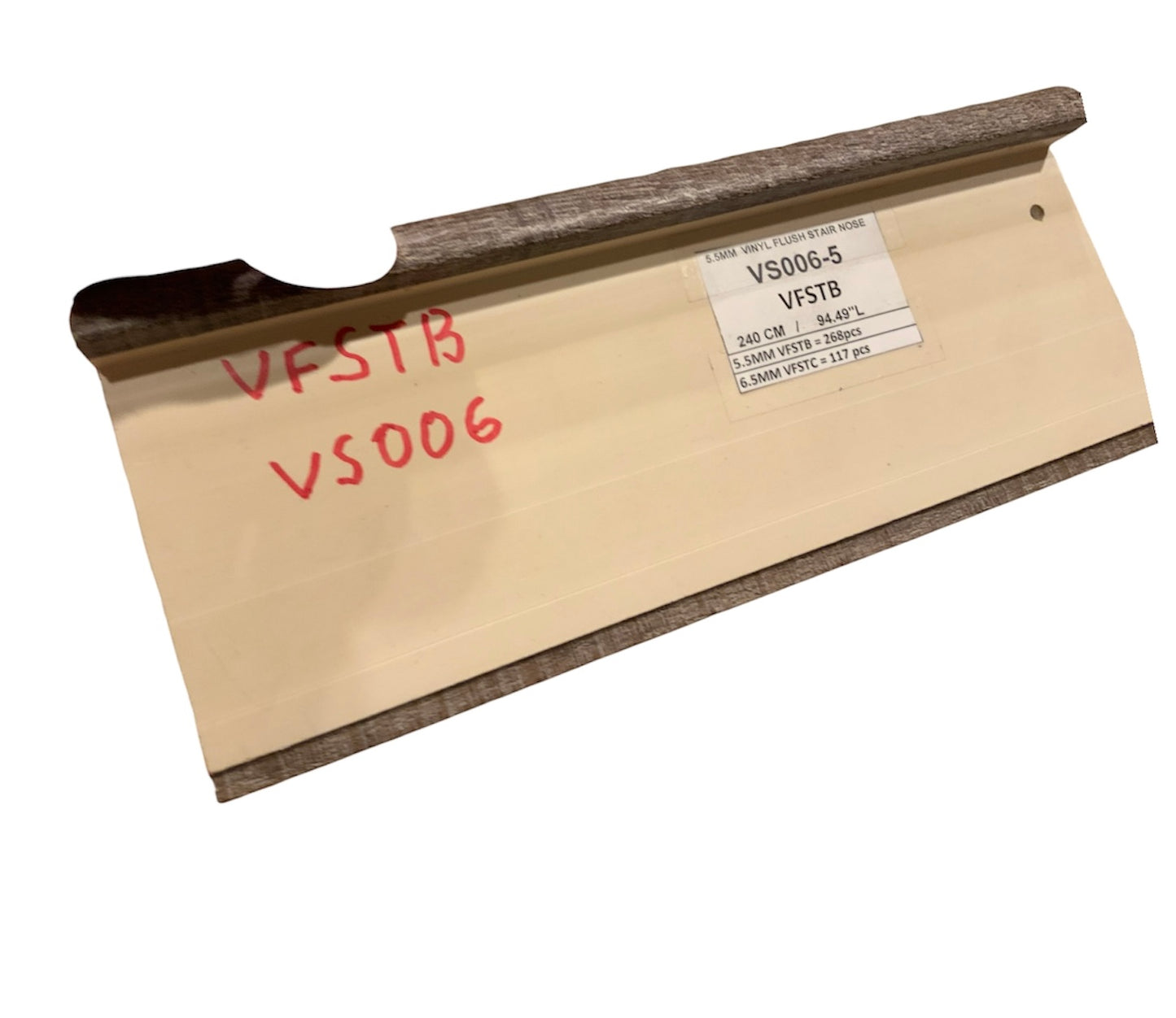 Mohawk VS006-5 Flush Stair Nose For Waterproof Flooring