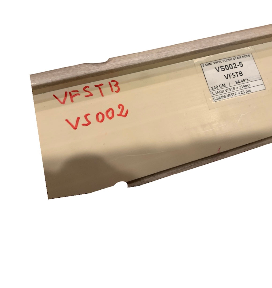 Mohawk VS002-5 Flush Stair Nose For Waterproof Flooring