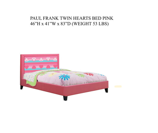 Twin Bed- Paul Frank Pink