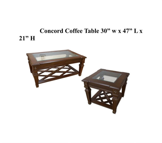 Concord Coffee Table W30" x L47" x 21"H