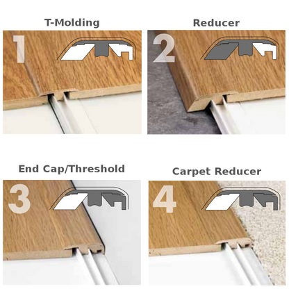 1086 - Mohawk InstaForm Transition Molding for Flooring (INCIZO)