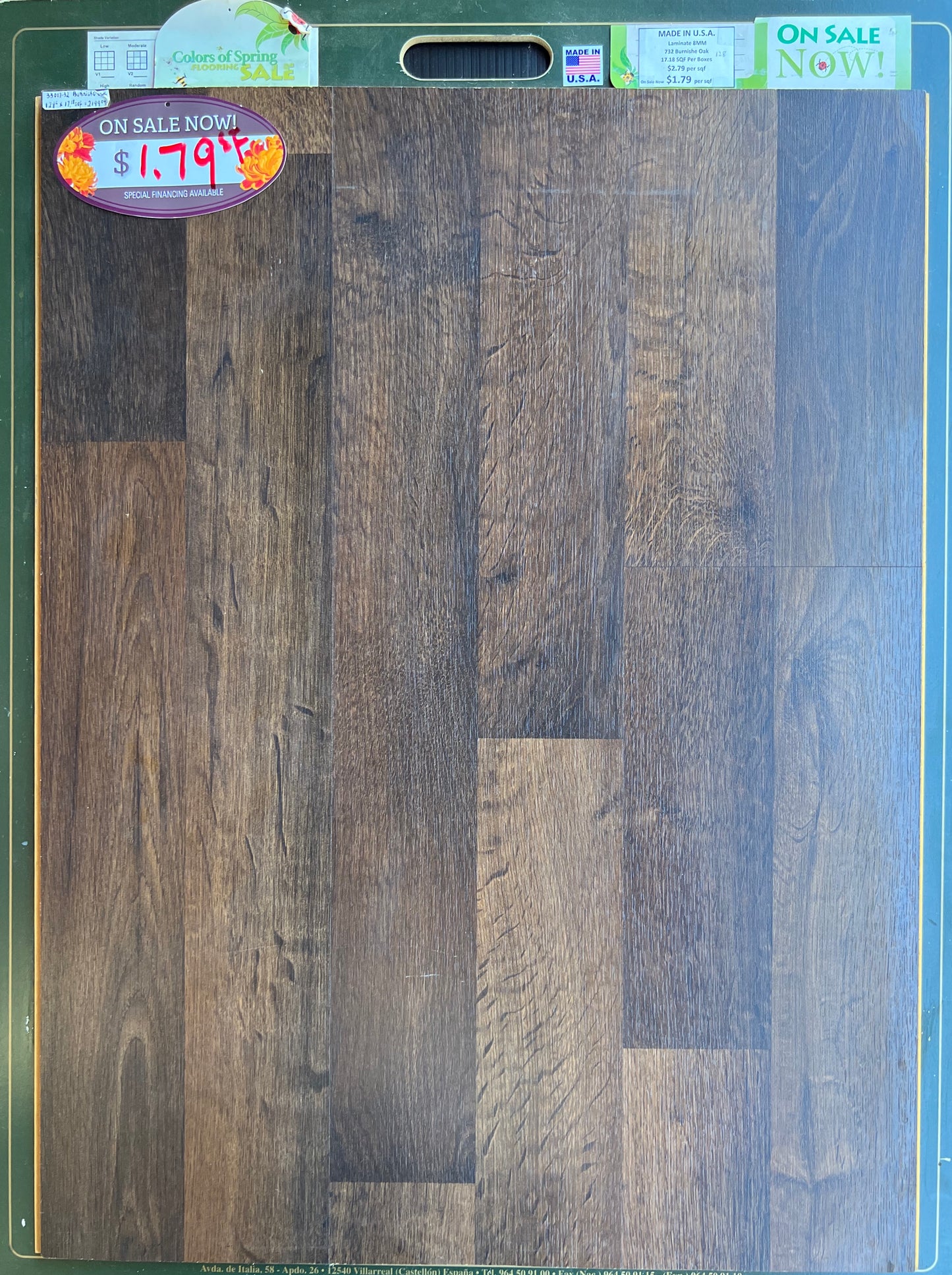 Mohawk Laminate # 33007-32 Burnished Oak