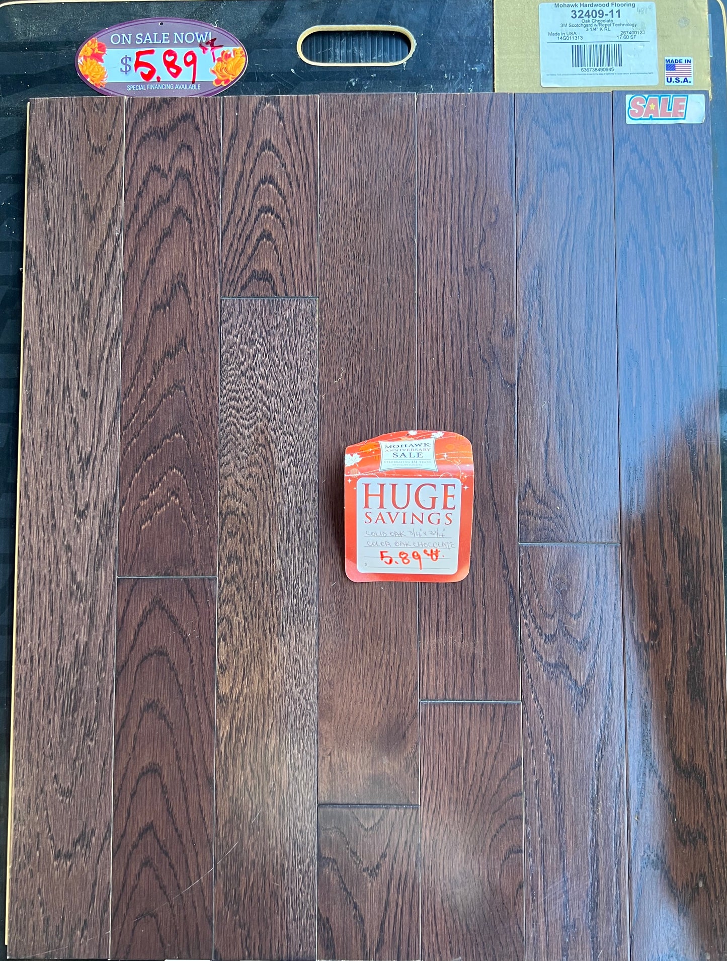 Mohawk Solid Hard Wood #32409-11 Oak Chocolate