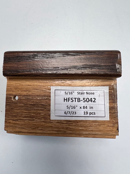 Mohawk Stair Nose_Solid Wood HFSTB-5042 Oak Coffee Bean