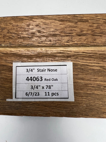 Stair Nose_Solid Wood 44063 Red Oak Allspice and Biltmore
