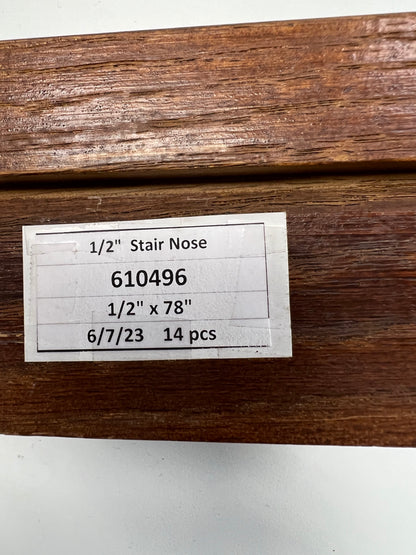 Stair Nose_Solid Wood 610496 Red Oak Lantern