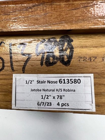 Stair Nose_Solid Wood 613580 Jatoba Natural Robina