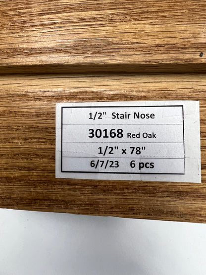 Stair Nose_Solid Wood 30168 Red Oak Fawn