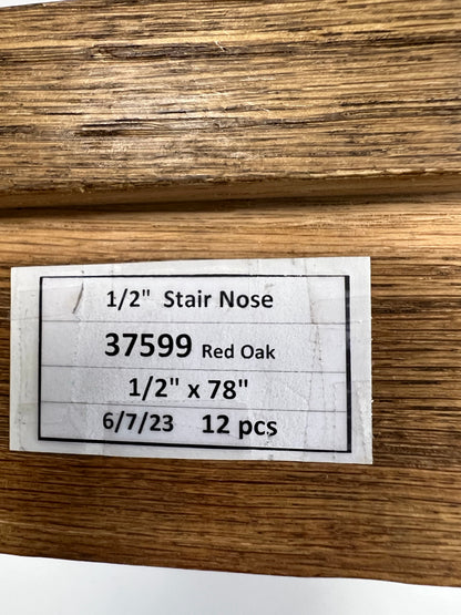 Stair Nose_Solid Wood 37599 Red Oak Saddle