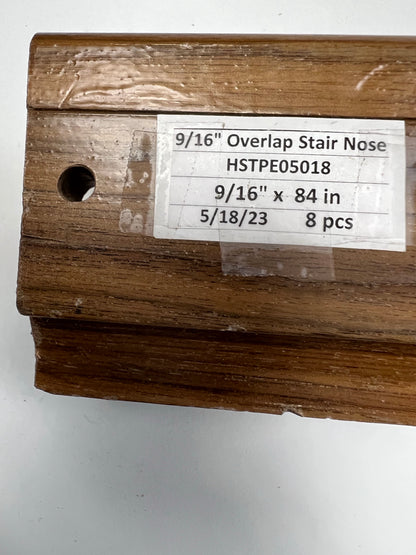 Mohawk Overlap Stair Nose_Solid Wood HSTPE-5018 Walnut Natural