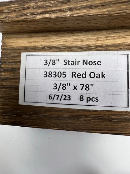 Stair Nose_Solid Wood 38305 Red Oak Rawhide