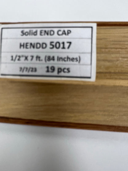 Mohawk Threshold End Cap_ Solid Wood HENDD-5017 Oak Cocoa