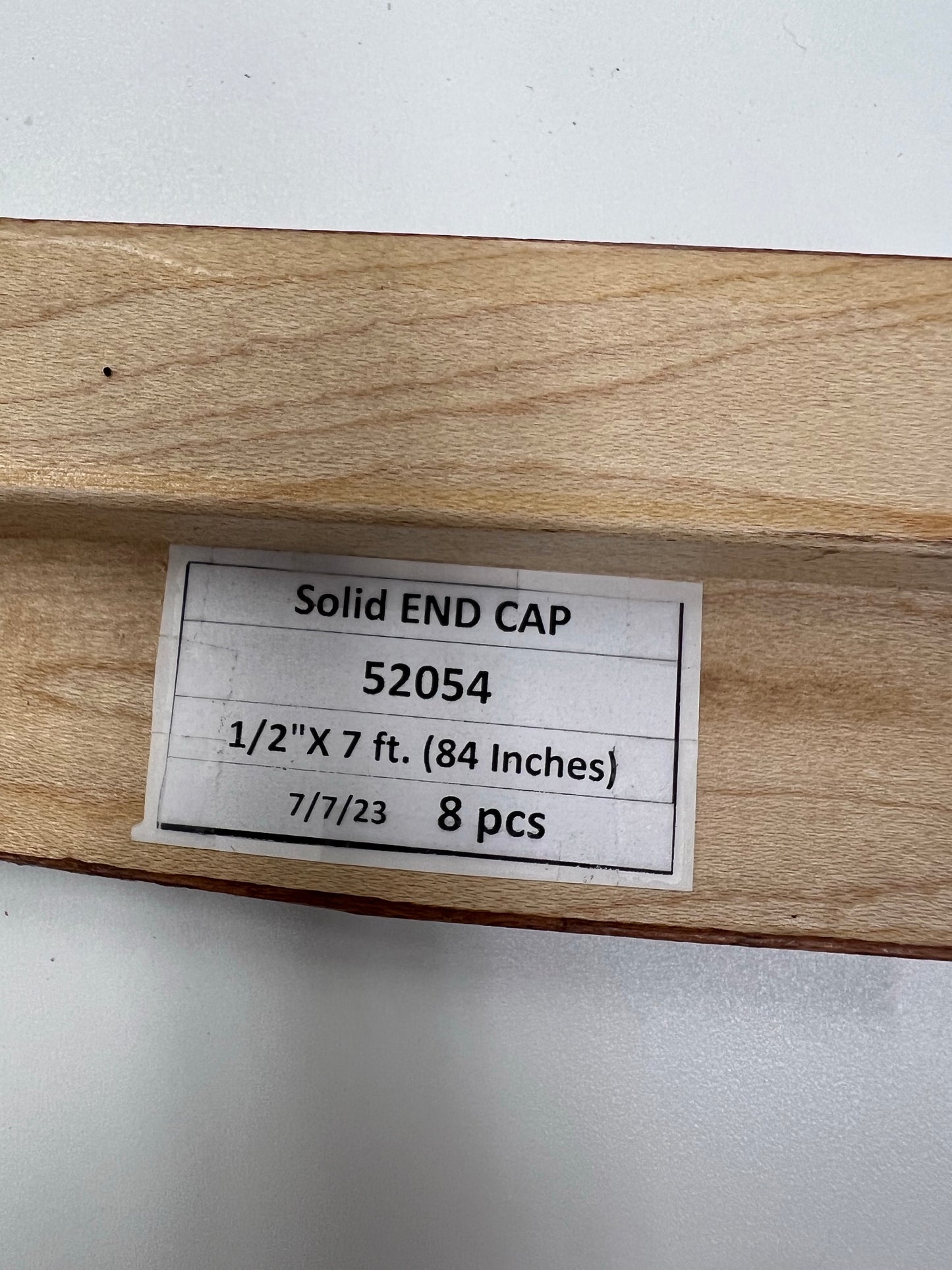 Threshold End Cap _ Solid Wood 52054 Country Maple Carmel