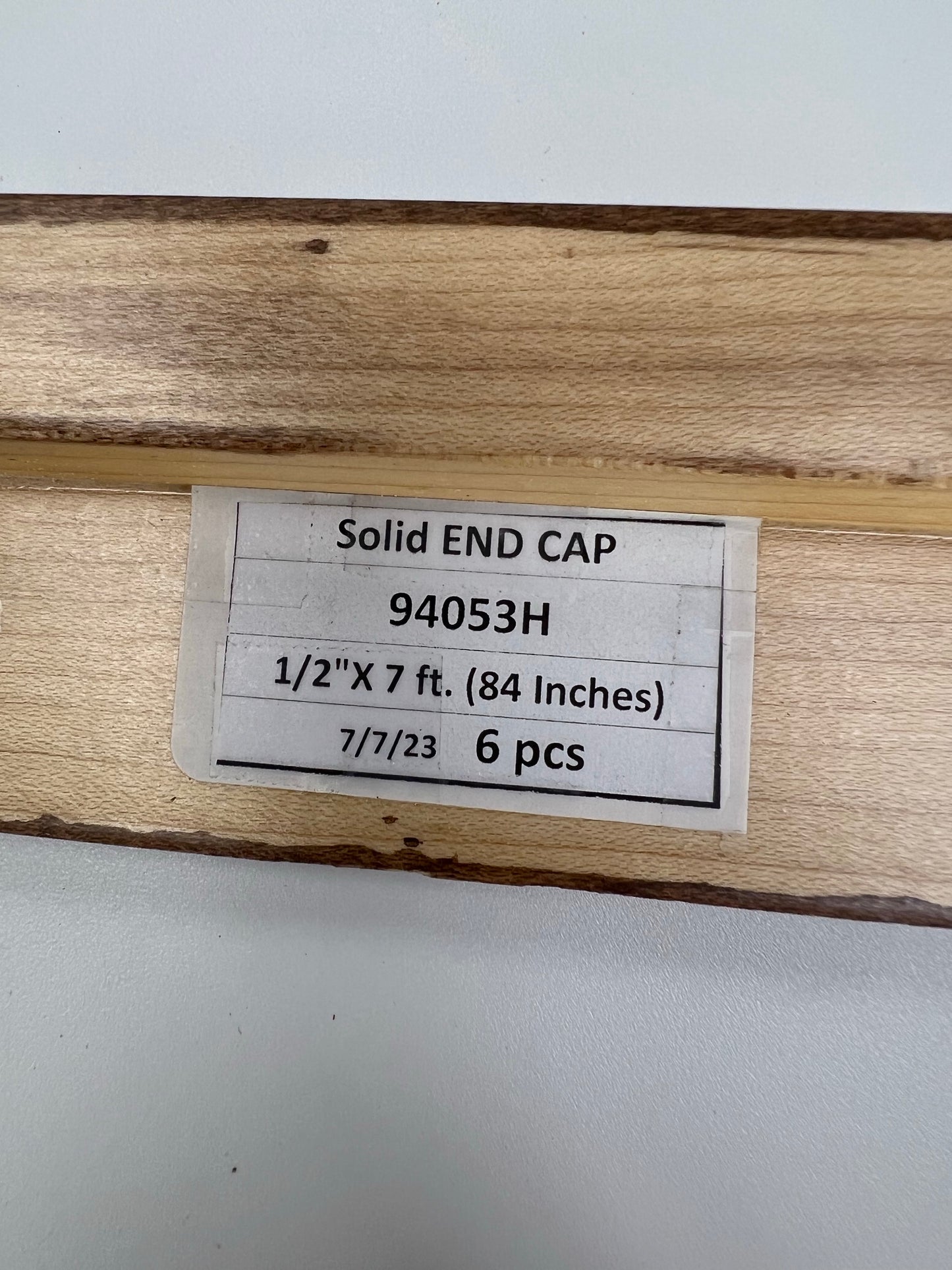 Threshold End Cap _ Solid Wood 94053H