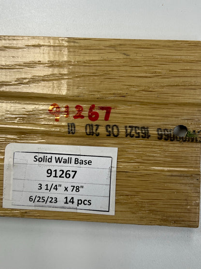 Wall Base _ Solid Wood 91267 1/2"