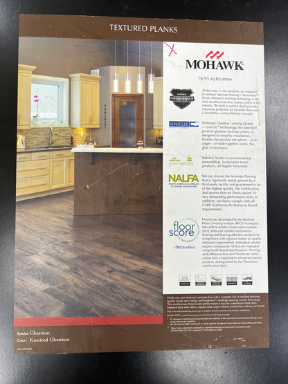 Shaw Laminate Flooring # SL230-863 HERON BAY RAVEN ROCK HICK 8MM