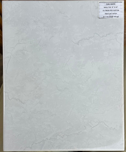 Mohawk TILE: T0753-CU01 WT 8X10 CARUSO WHITE