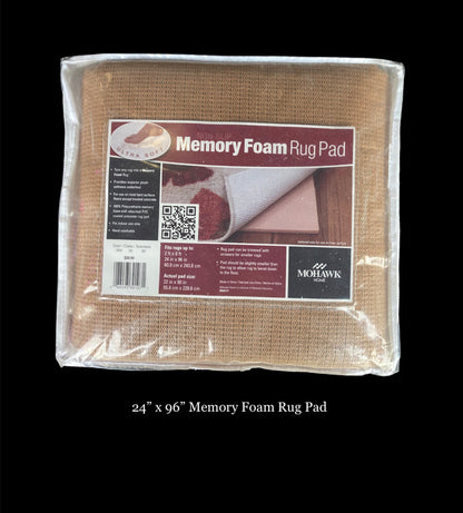 Memory Foam Rug Pad 2 ft x 8 ft (NON-SLIP)