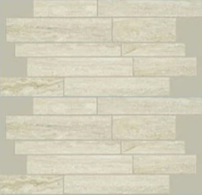 SHAW MOSAIC TILE: 5U443 Glass Essential Random Linear Mosaic